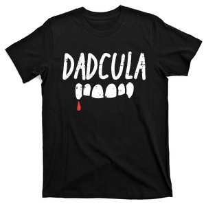 Dadcula Dad Dracula Halloween Family Matching Daddy Papa T-Shirt