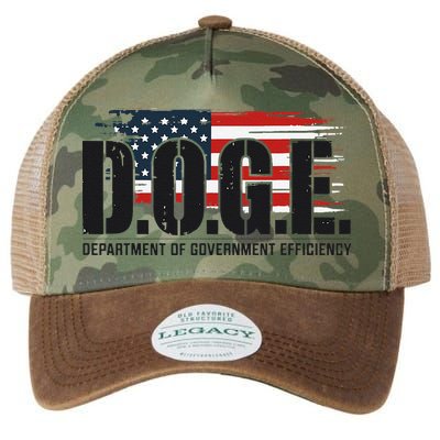 D.O.G.E Doge Department Of Government Efficiency Trump Elon Legacy Tie Dye Trucker Hat
