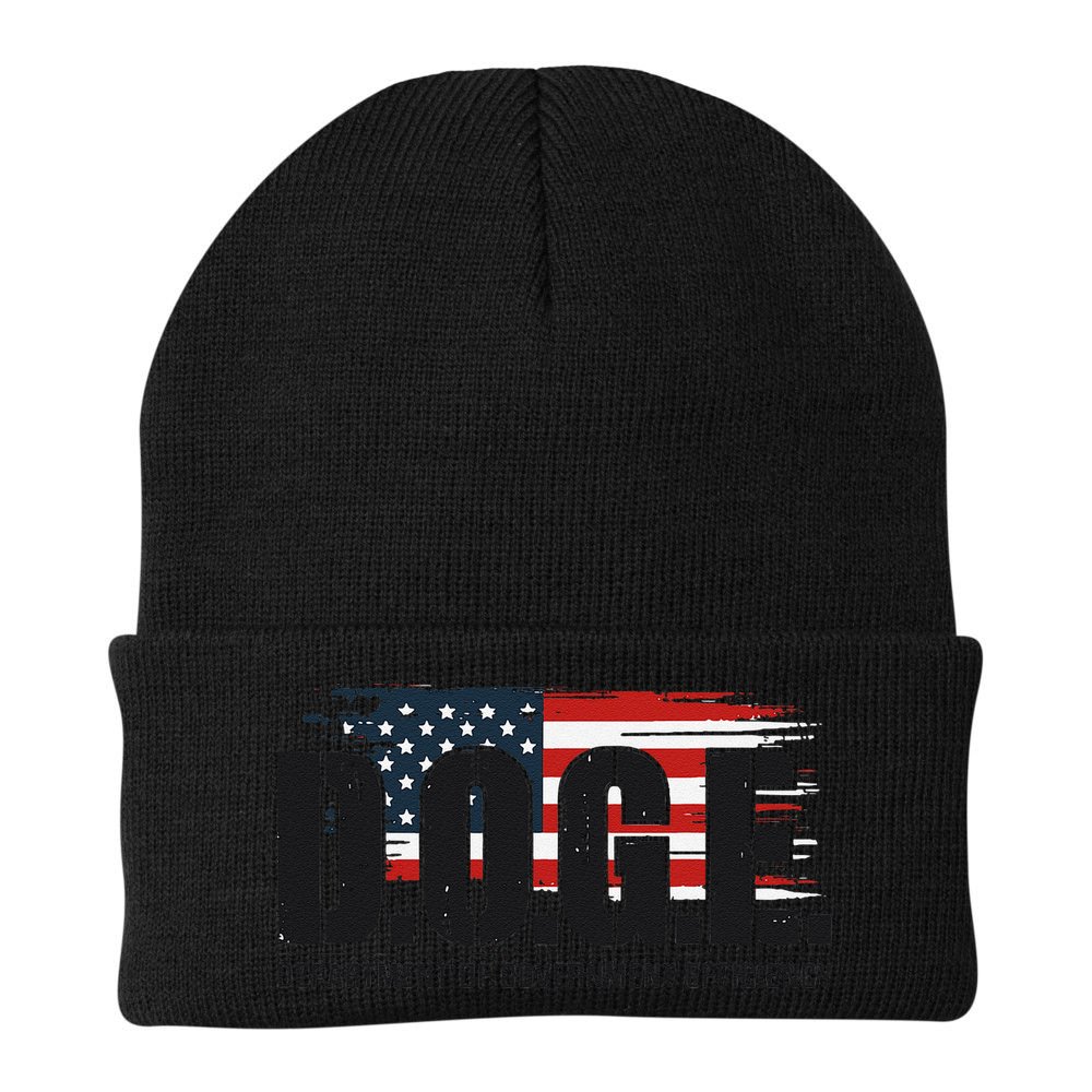 D.O.G.E Doge Department Of Government Efficiency Trump Elon Beanie