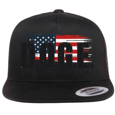D.O.G.E Doge Department Of Government Efficiency Trump Elon Flatbill Hat