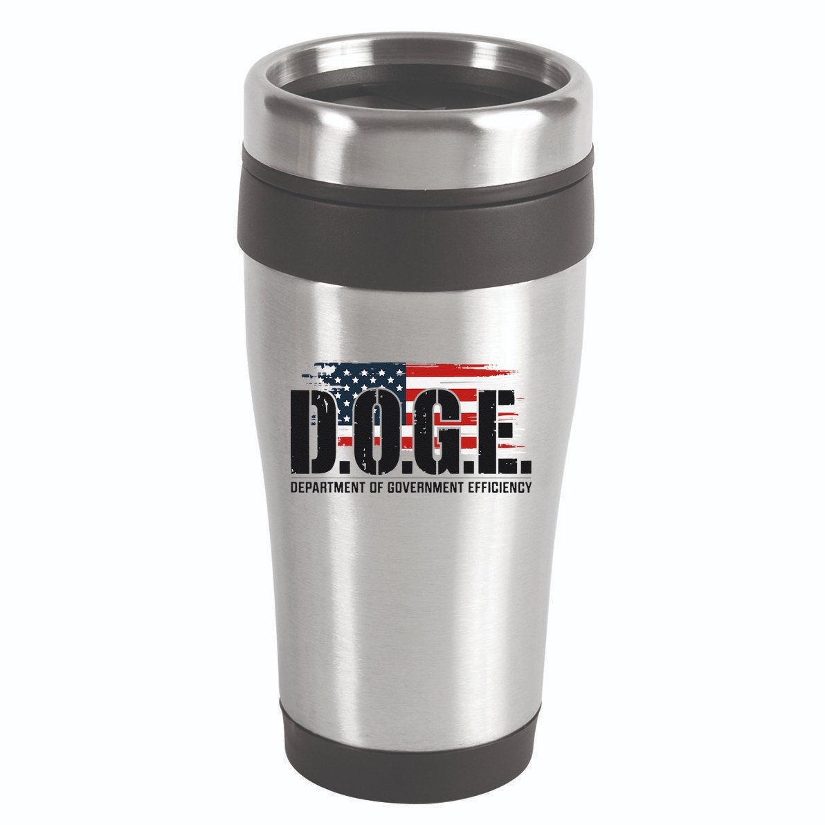 D.O.G.E Doge Department Of Government Efficiency Trump Elon 16oz Travel Tumbler