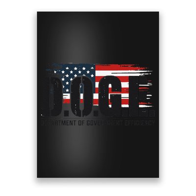 D.O.G.E Doge Department Of Government Efficiency Trump Elon Poster