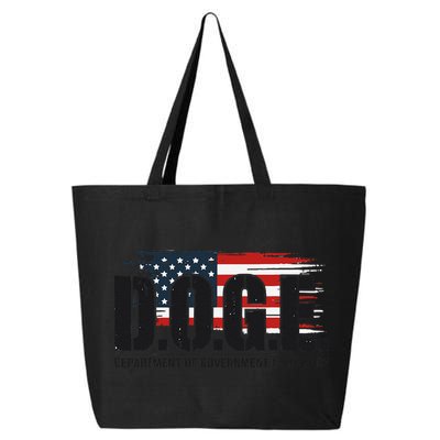 D.O.G.E Doge Department Of Government Efficiency Trump Elon 25L Jumbo Tote