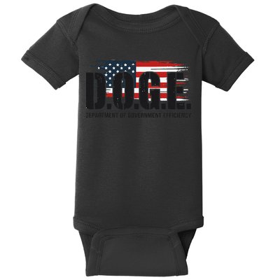 D.O.G.E Doge Department Of Government Efficiency Trump Elon Baby Bodysuit
