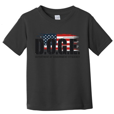 D.O.G.E Doge Department Of Government Efficiency Trump Elon Toddler T-Shirt