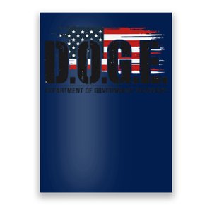 D.O.G.E Doge Department Of Government Efficiency Trump Elon Poster