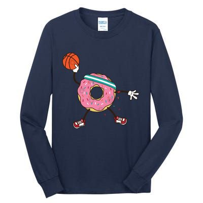 Dunking Donut Tall Long Sleeve T-Shirt