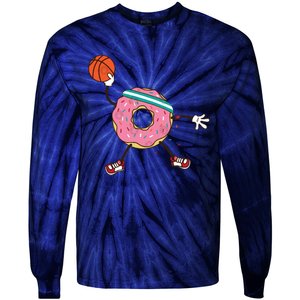 Dunking Donut Tie-Dye Long Sleeve Shirt