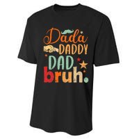 Dada Daddy Dad Bruh Happy Fars Day Performance Sprint T-Shirt