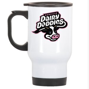 Danville Dairy Daddies Cow Stainless Steel Travel Mug