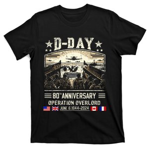 Dday Dwight D. Eisenhower Dday 80th Anniversary T-Shirt