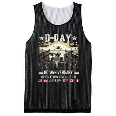 Dday Dwight D. Eisenhower Dday 80th Anniversary Mesh Reversible Basketball Jersey Tank