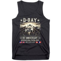 Dday Dwight D. Eisenhower Dday 80th Anniversary Tank Top