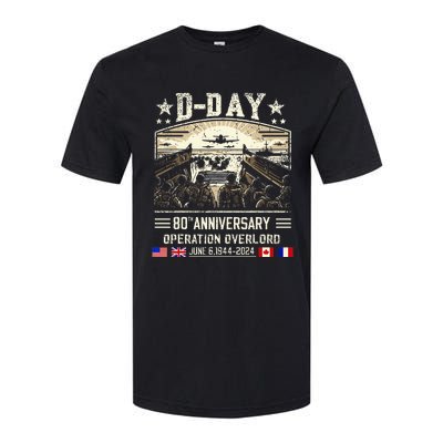 Dday Dwight D. Eisenhower Dday 80th Anniversary Softstyle CVC T-Shirt