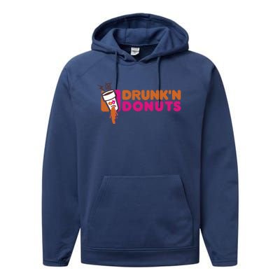 DRUNK'N DONUTS Performance Fleece Hoodie