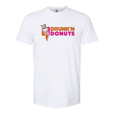 DRUNK'N DONUTS Softstyle CVC T-Shirt