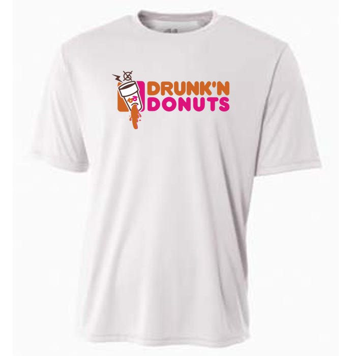 DRUNK'N DONUTS Cooling Performance Crew T-Shirt