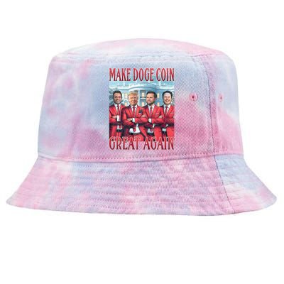 D.O.G.E Doge Department Of Government Efficiency Tie-Dyed Bucket Hat