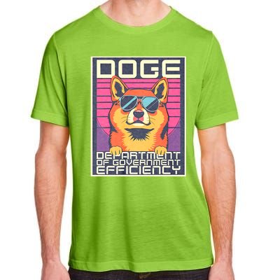 D.O.G.E Doge Department Of Government Efficiency Vintage Adult ChromaSoft Performance T-Shirt