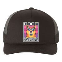 D.O.G.E Doge Department Of Government Efficiency Vintage Yupoong Adult 5-Panel Trucker Hat