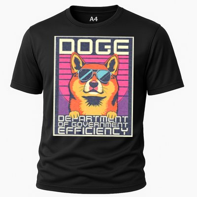 D.O.G.E Doge Department Of Government Efficiency Vintage Performance Shirt