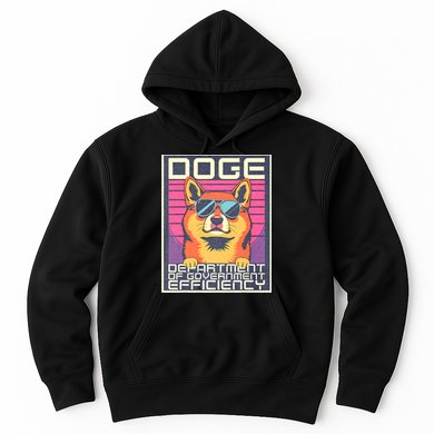 D.O.G.E Doge Department Of Government Efficiency Vintage Hoodie
