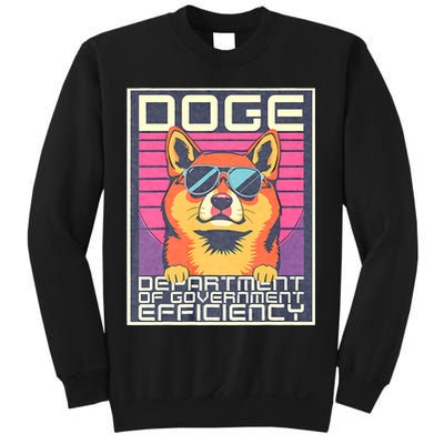 D.O.G.E Doge Department Of Government Efficiency Vintage Sweatshirt