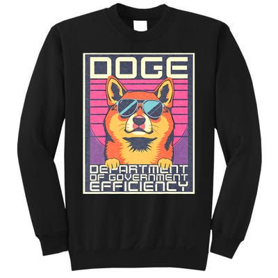 D.O.G.E Doge Department Of Government Efficiency Vintage Sweatshirt