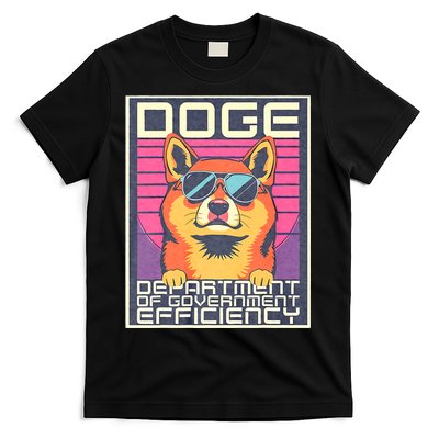 D.O.G.E Doge Department Of Government Efficiency Vintage T-Shirt