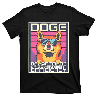 D.O.G.E Doge Department Of Government Efficiency Vintage T-Shirt