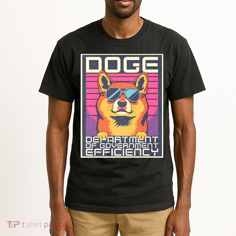 D.O.G.E Doge Department Of Government Efficiency Vintage Tall T-Shirt