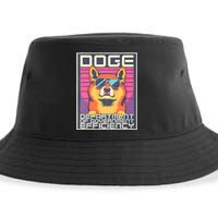 D.O.G.E Doge Department Of Government Efficiency Vintage Sustainable Bucket Hat