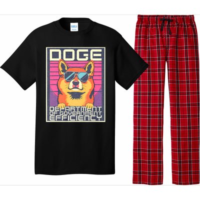 D.O.G.E Doge Department Of Government Efficiency Vintage Pajama Set