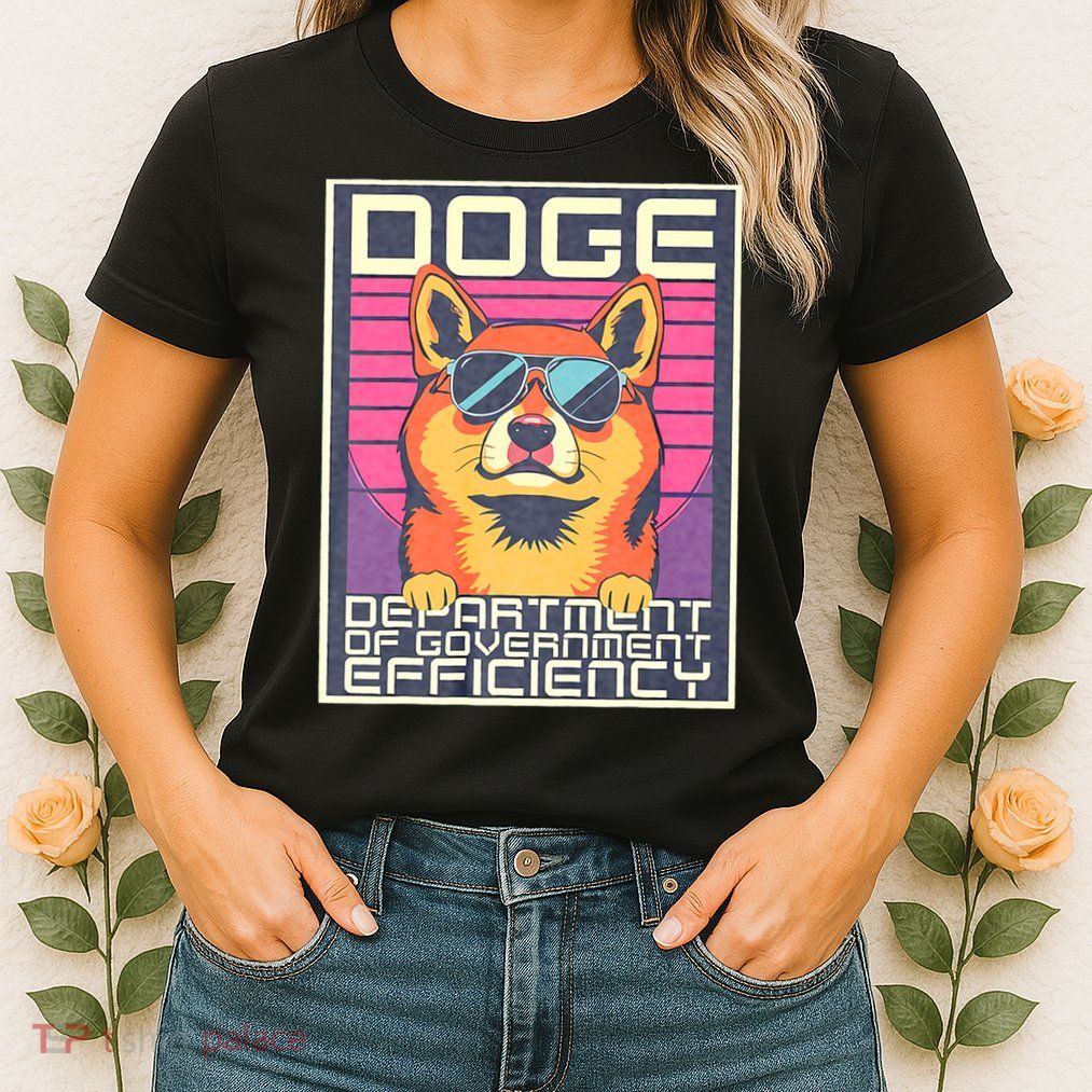 D.O.G.E Doge Department Of Government Efficiency Vintage Womens T-Shirt