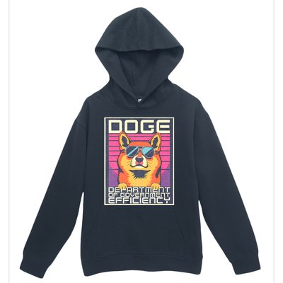 D.O.G.E Doge Department Of Government Efficiency Vintage Urban Pullover Hoodie