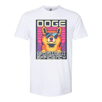 D.O.G.E Doge Department Of Government Efficiency Vintage Softstyle CVC T-Shirt