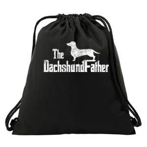 Dachshund Dad Dog Fathers Day Funny dog lover Drawstring Bag