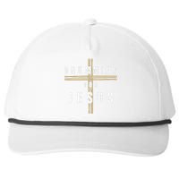 Drummer Drumming Drums Percussion I Jesus Christian Church Snapback Five-Panel Rope Hat