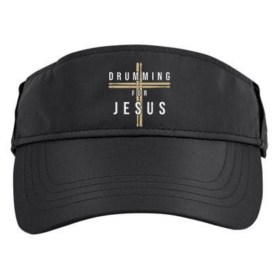 Drummer Drumming Drums Percussion I Jesus Christian Church Adult Drive Performance Visor