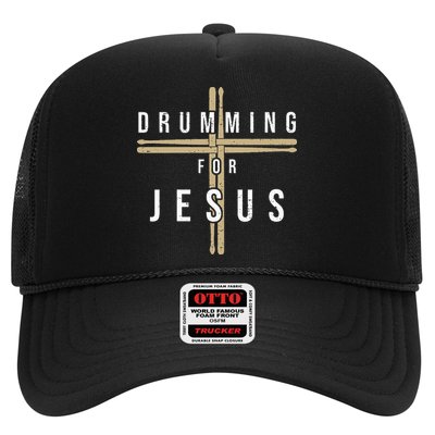 Drummer Drumming Drums Percussion I Jesus Christian Church Hat