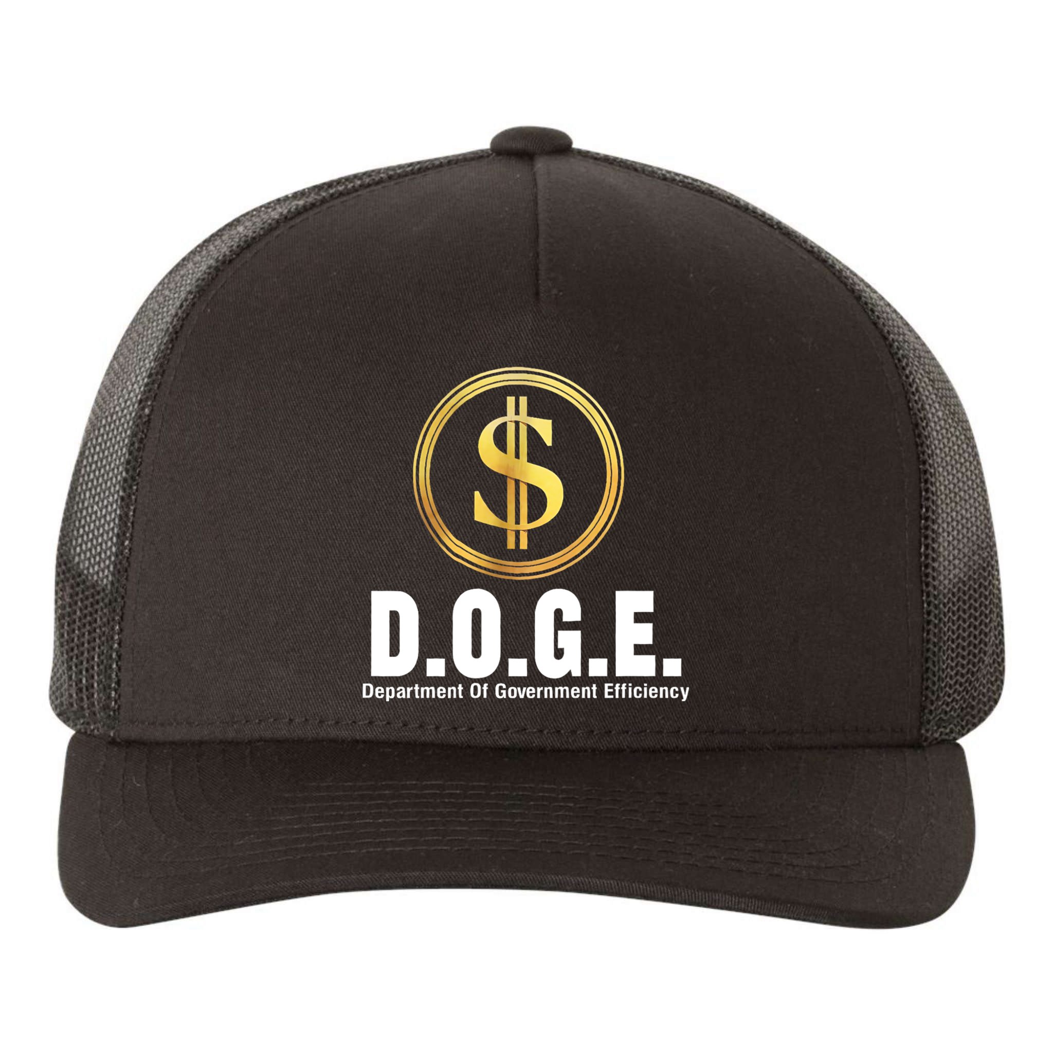 D.O.G.E Doge Department Of Government Efficiency Yupoong Adult 5-Panel Trucker Hat
