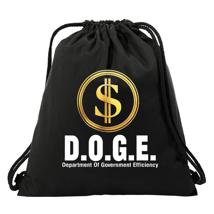 D.O.G.E Doge Department Of Government Efficiency Drawstring Bag