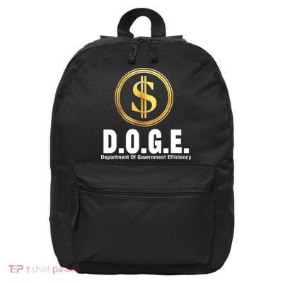D.O.G.E Doge Department Of Government Efficiency 16 in Basic Backpack
