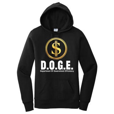 D.O.G.E Doge Department Of Government Efficiency Women's Pullover Hoodie