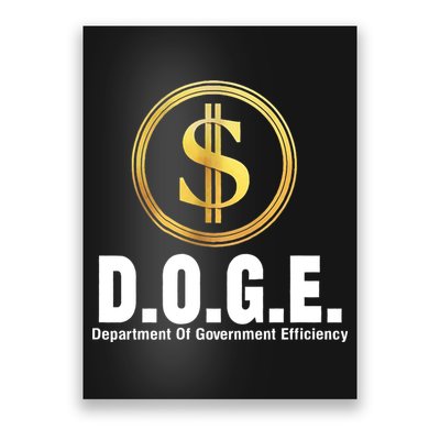 D.O.G.E Doge Department Of Government Efficiency Poster