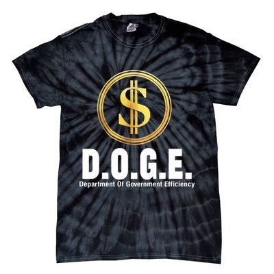 D.O.G.E Doge Department Of Government Efficiency Tie-Dye T-Shirt