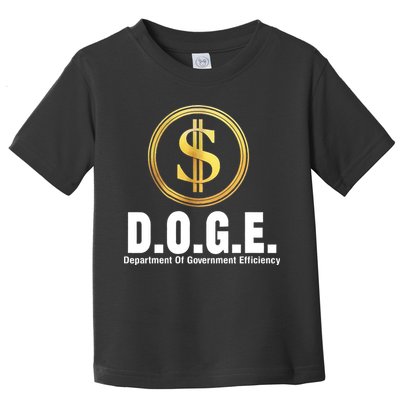 D.O.G.E Doge Department Of Government Efficiency Toddler T-Shirt