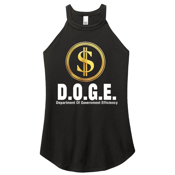 D.O.G.E Doge Department Of Government Efficiency Women's Perfect Tri Rocker Tank