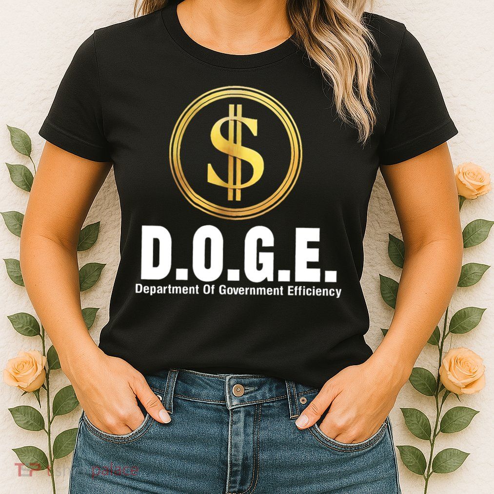 D.O.G.E Doge Department Of Government Efficiency Womens T-Shirt