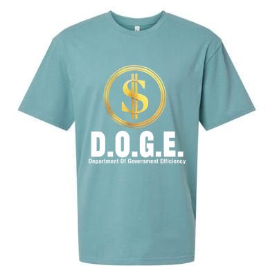 D.O.G.E Doge Department Of Government Efficiency Sueded Cloud Jersey T-Shirt